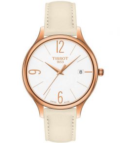 Tissot T-Lady T103.210.36.017.00 Bella Ora Round Leather 38mm