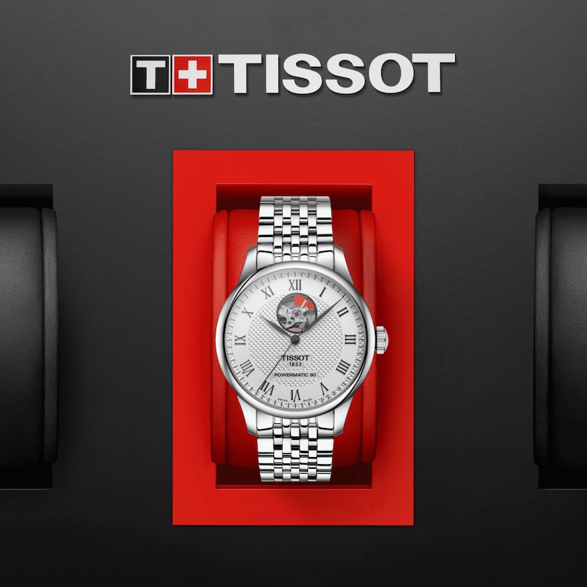 T006.407.11.033.02_zStore Tissot Le Locle T006.407.11.033.02 Powermatic 80 Open Heart 39.3mm