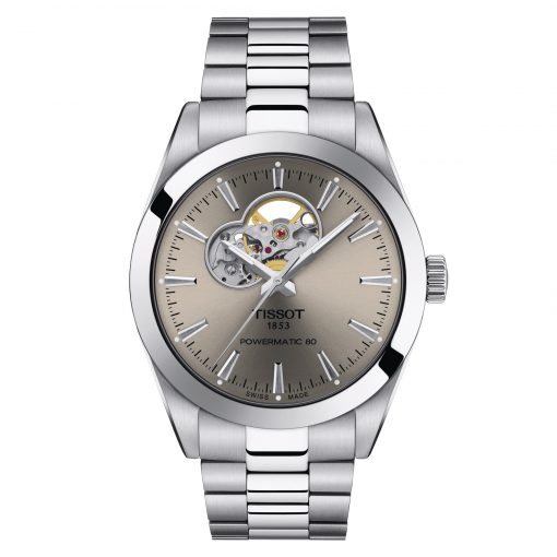 TISSOT GENTLEMAN POWERMATIC 80 OPEN HEART T127.407.11.081.00