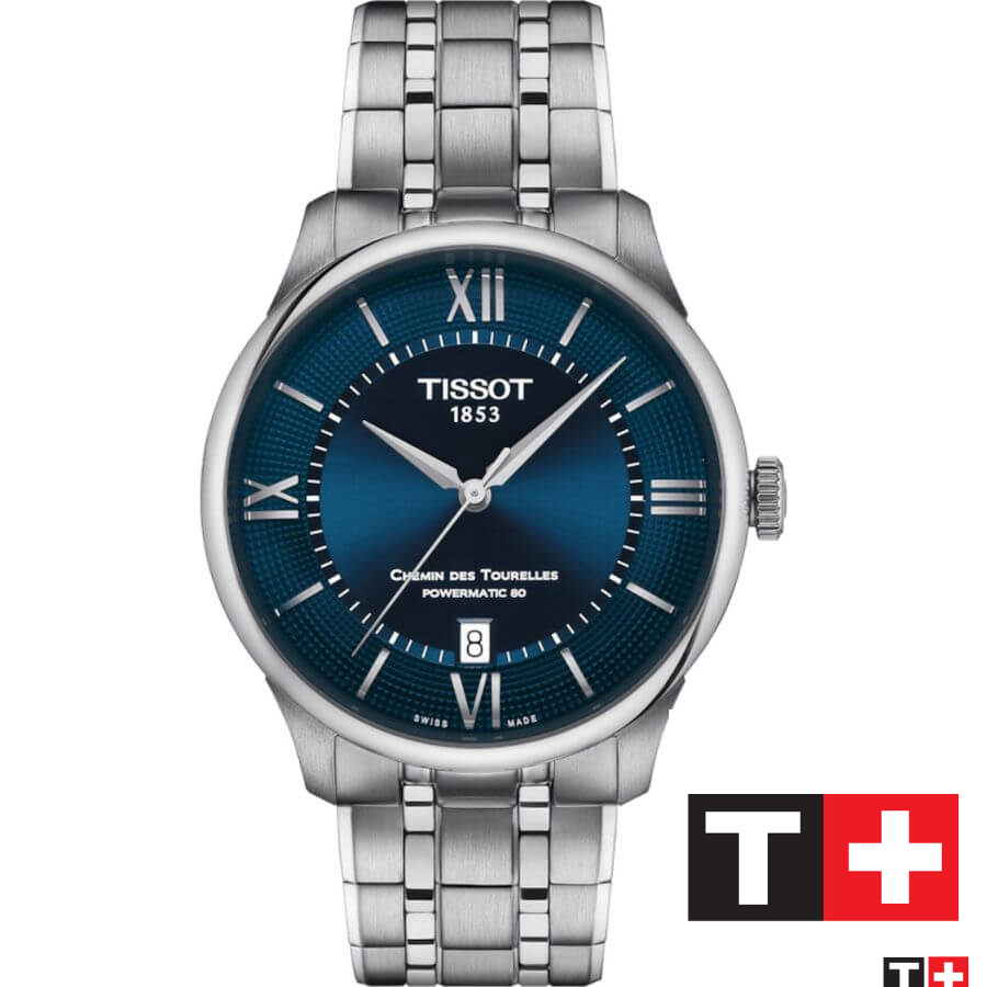 TISSOT CHEMIN T139.807.11.048.00 DES TOURELLES 39 MM